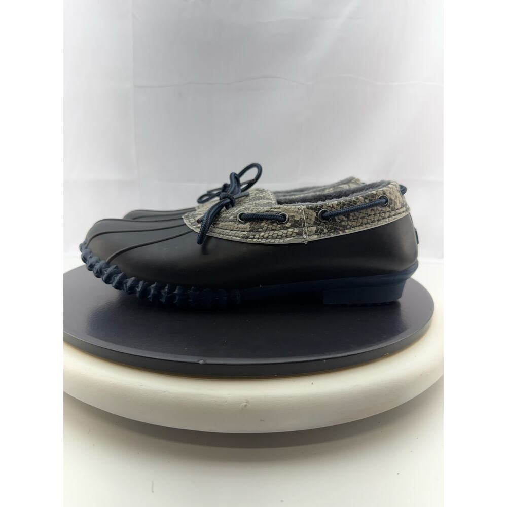 JBU by Jambu‎ Gwen Womens Size 8 Waterproof Black Snake Print Slip On Duck Shoes